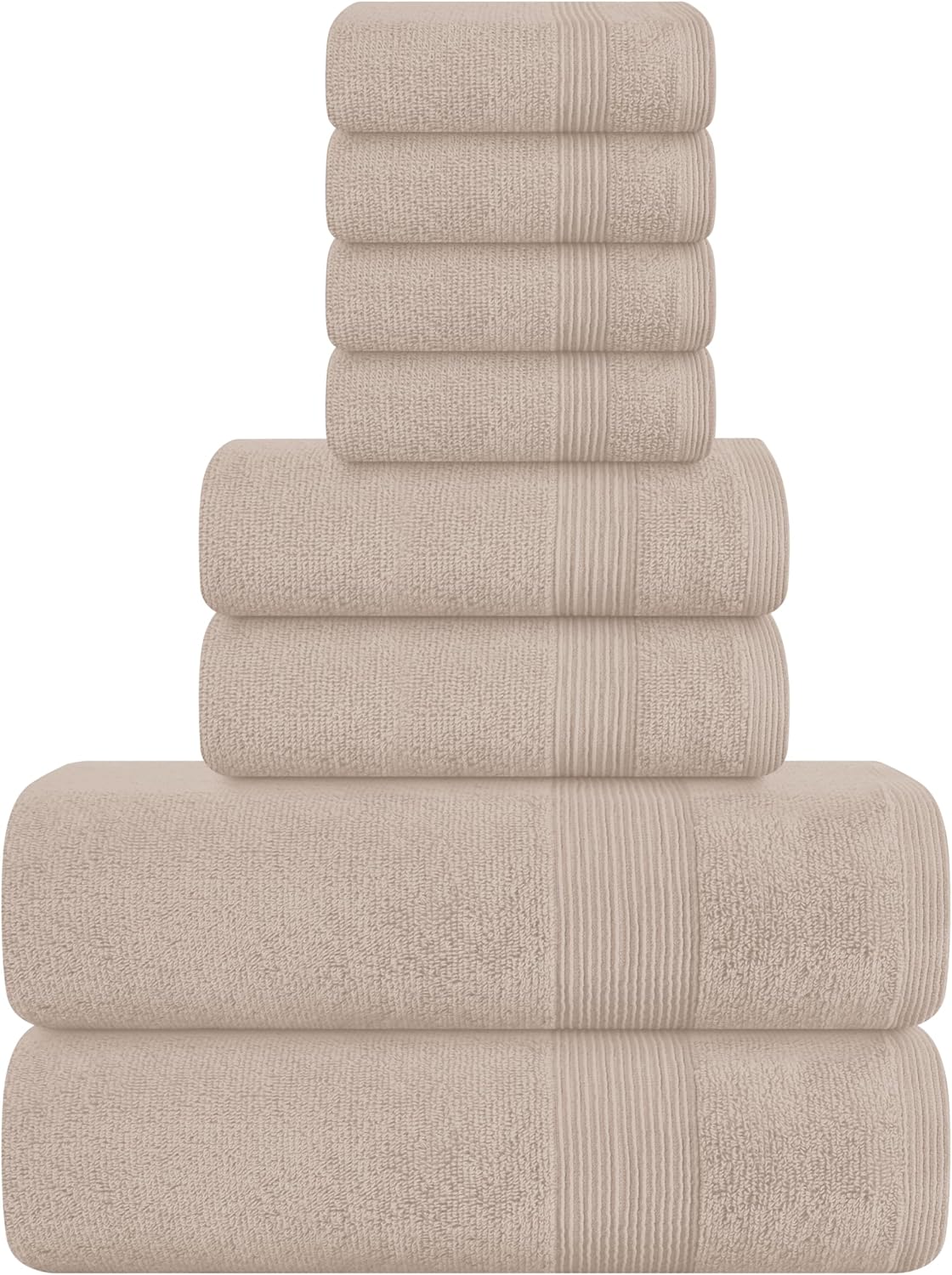Belizzi Home 4 Pack Bath Towel Set 27x54, 100% Ring Spun Cotton, Ultra Soft Highly Absorbent Machine Washable Hotel Spa Quality Bath Towels for Bathroom, 4 Bath Towels Black
