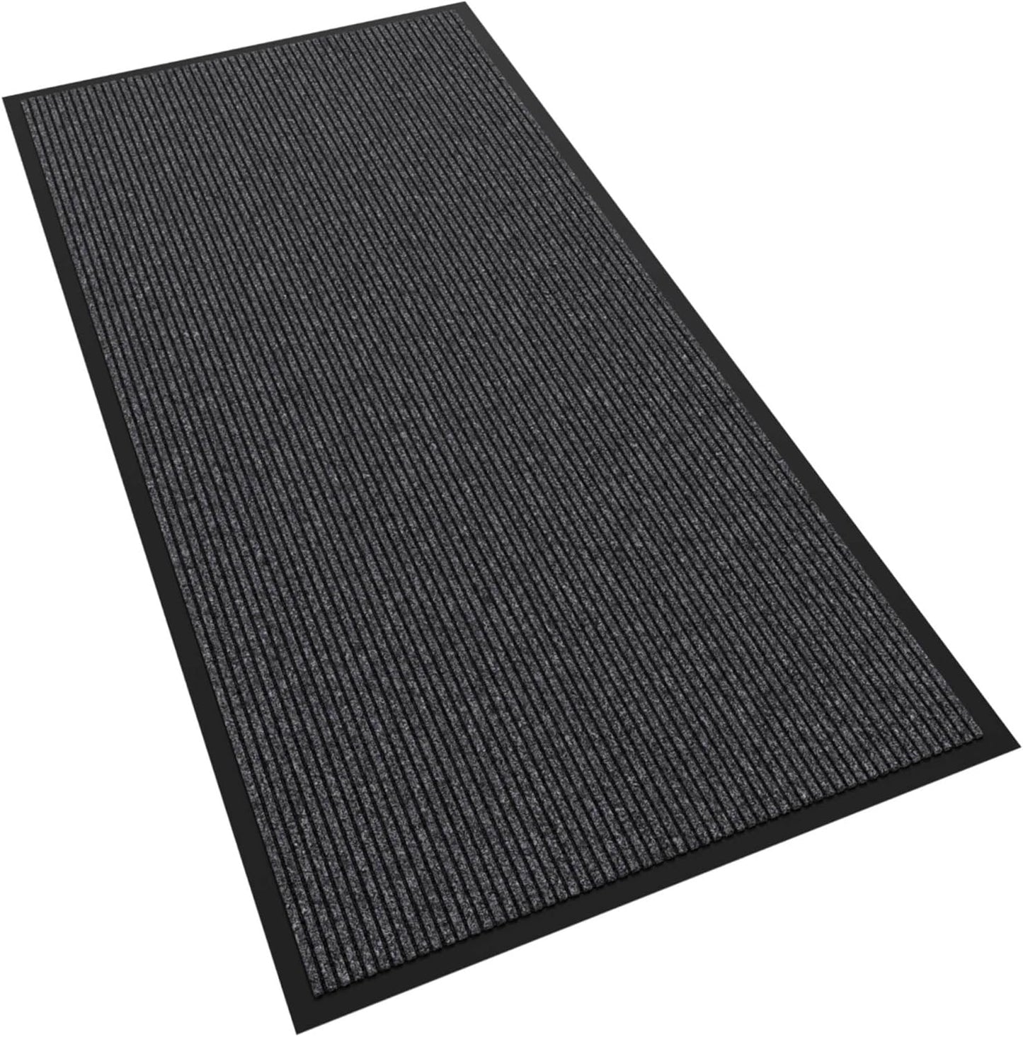 Front Door Mat, 72" x 48" Heavy Duty Indoor Outdoor Doormat, Non-Slip Welcome Mats for Entryway, Rubber Backing Low Profile Mats, Commercial Door Mats