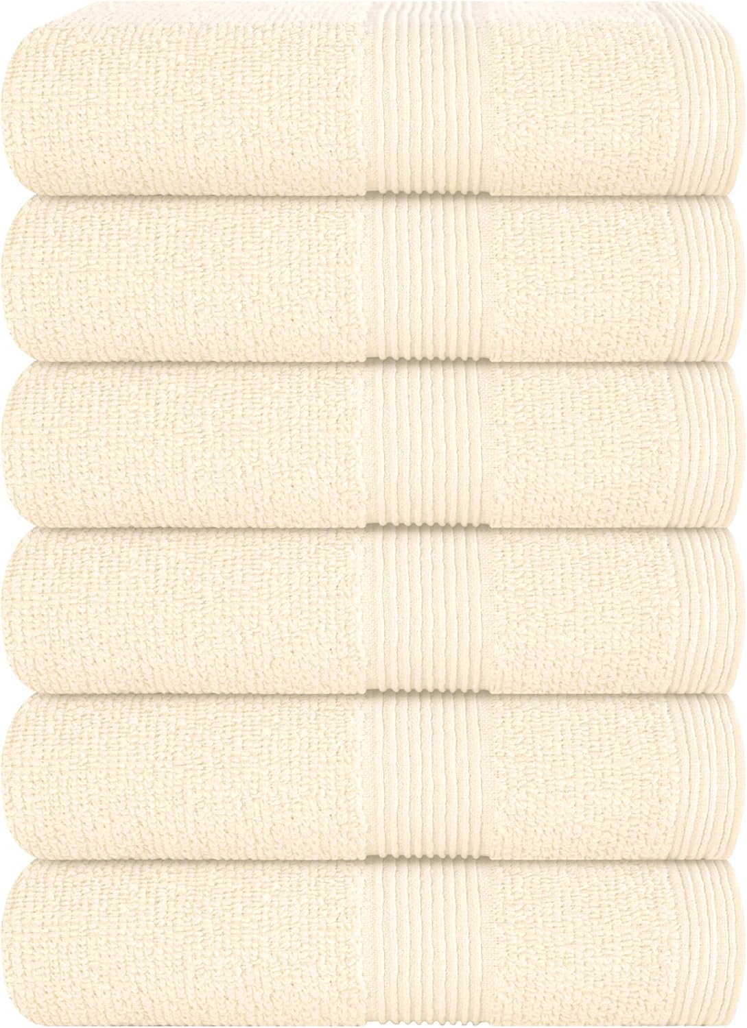 Belizzi Home 4 Pack Bath Towel Set 27x54, 100% Ring Spun Cotton, Ultra Soft Highly Absorbent Machine Washable Hotel Spa Quality Bath Towels for Bathroom, 4 Bath Towels Black