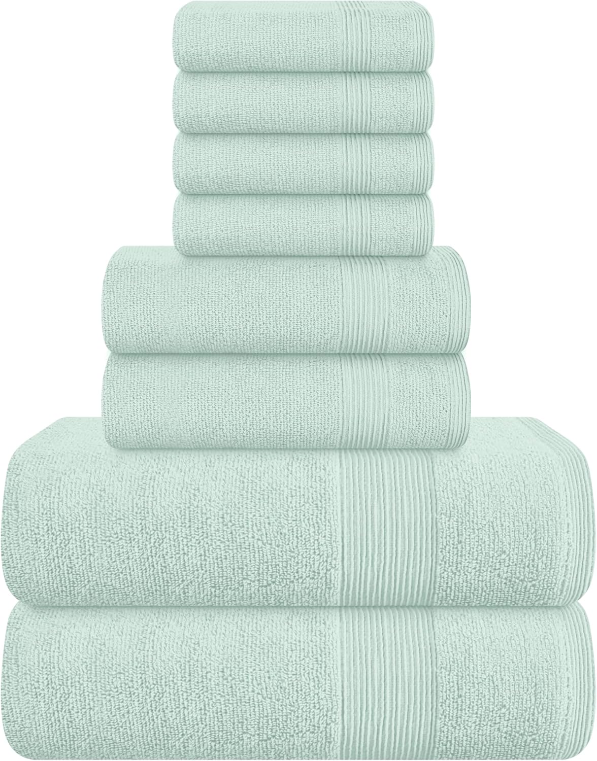 Belizzi Home 4 Pack Bath Towel Set 27x54, 100% Ring Spun Cotton, Ultra Soft Highly Absorbent Machine Washable Hotel Spa Quality Bath Towels for Bathroom, 4 Bath Towels Black
