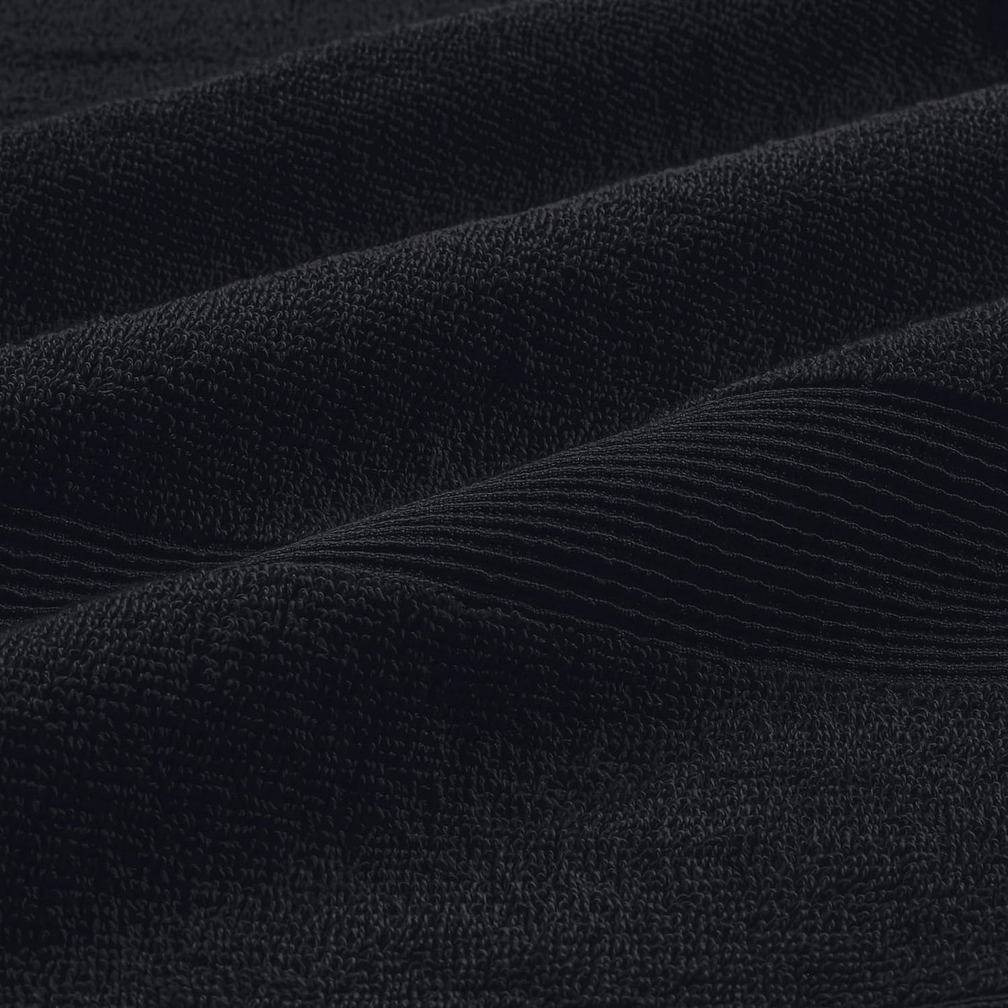 Belizzi Home 4 Pack Bath Towel Set 27x54, 100% Ring Spun Cotton, Ultra Soft Highly Absorbent Machine Washable Hotel Spa Quality Bath Towels for Bathroom, 4 Bath Towels Black