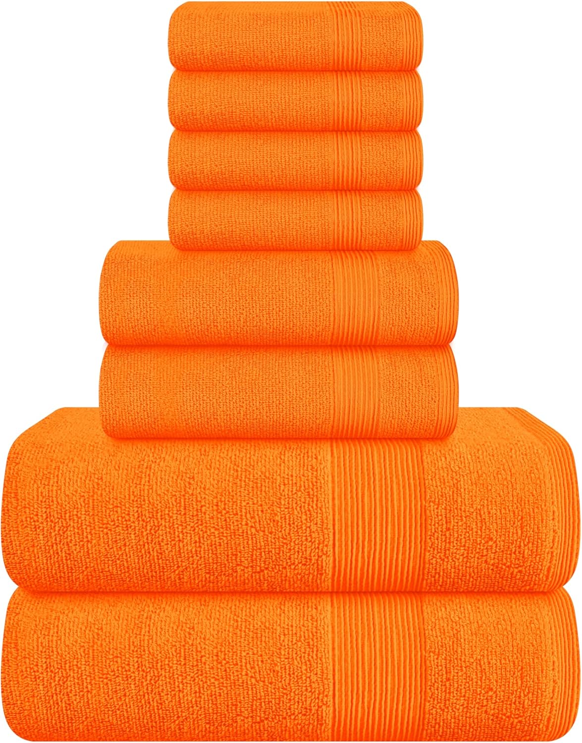 Belizzi Home 4 Pack Bath Towel Set 27x54, 100% Ring Spun Cotton, Ultra Soft Highly Absorbent Machine Washable Hotel Spa Quality Bath Towels for Bathroom, 4 Bath Towels Black