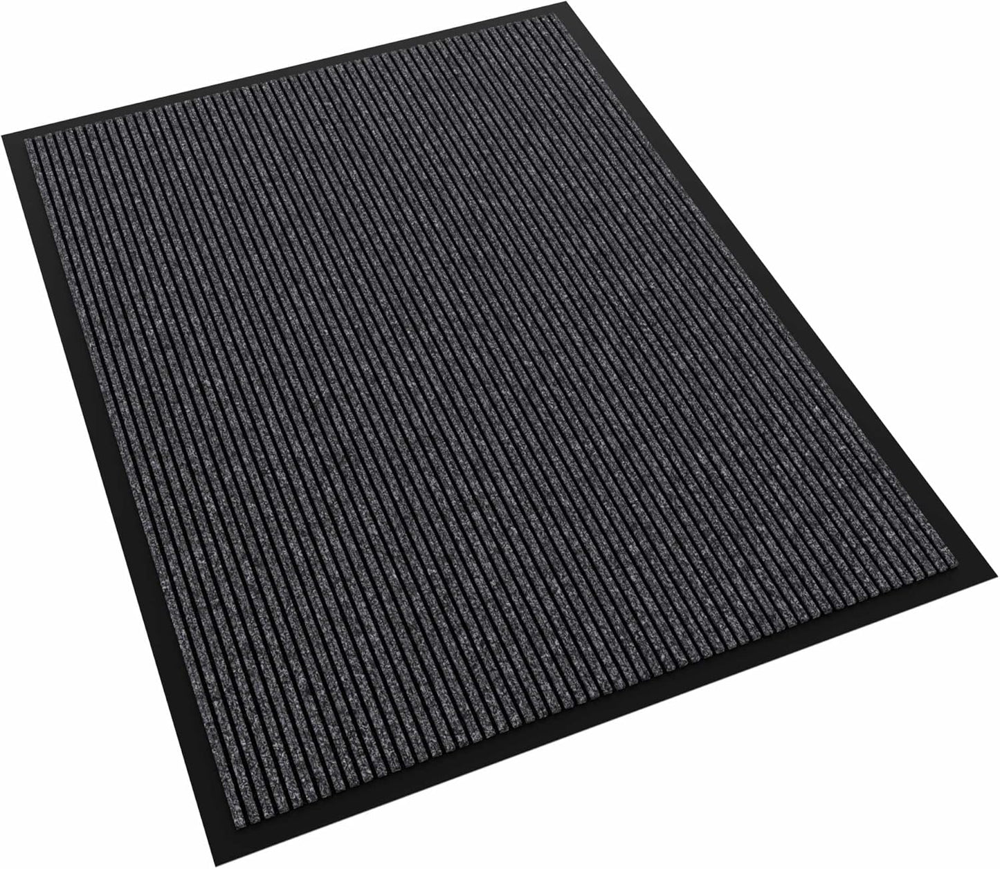 Front Door Mat, 72" x 48" Heavy Duty Indoor Outdoor Doormat, Non-Slip Welcome Mats for Entryway, Rubber Backing Low Profile Mats, Commercial Door Mats