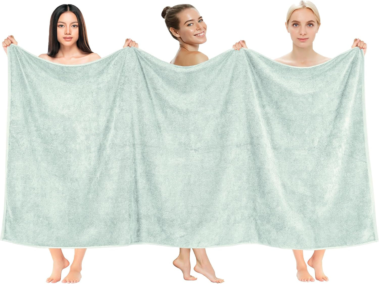 Cotton Paradise 6 Piece Towel Set, 100% Cotton Soft Absorbent Turkish Towels for Bathroom, 2 Bath Towels 2 Hand Towels 2 Washcloths, Beige Towel Set