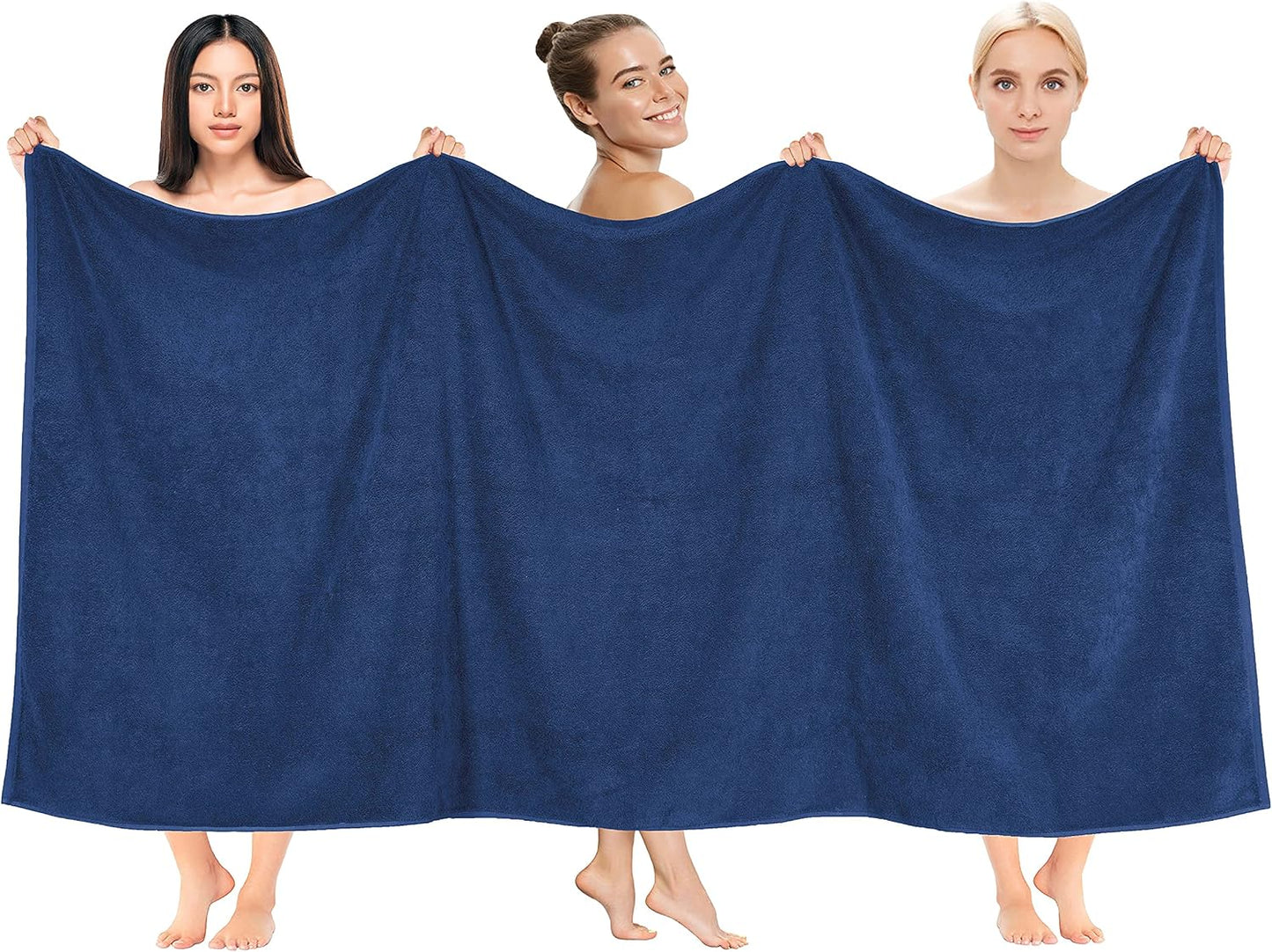 Cotton Paradise 6 Piece Towel Set, 100% Cotton Soft Absorbent Turkish Towels for Bathroom, 2 Bath Towels 2 Hand Towels 2 Washcloths, Beige Towel Set