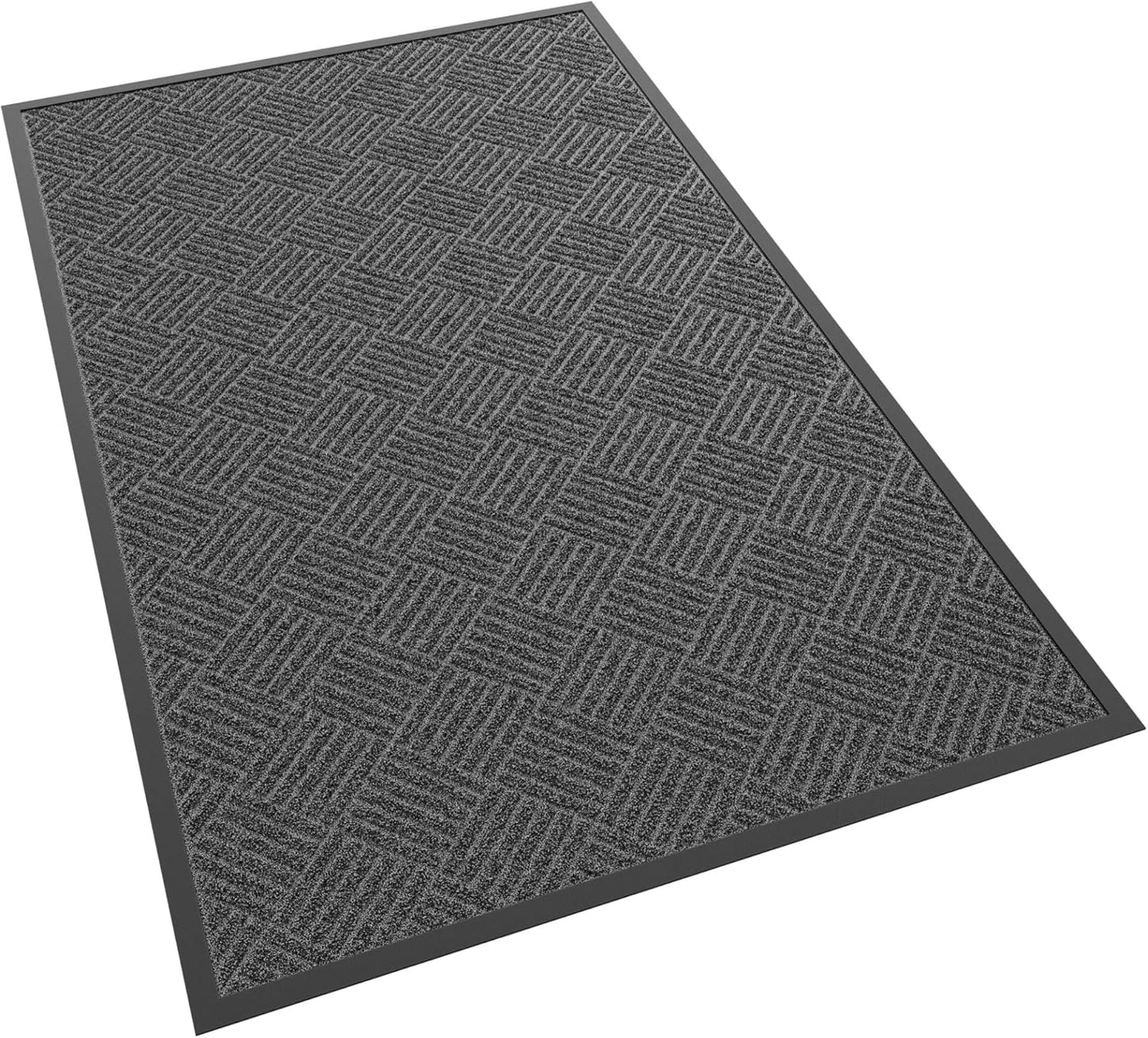 Front Door Mat, 72" x 48" Heavy Duty Indoor Outdoor Doormat, Non-Slip Welcome Mats for Entryway, Rubber Backing Low Profile Mats, Commercial Door Mats