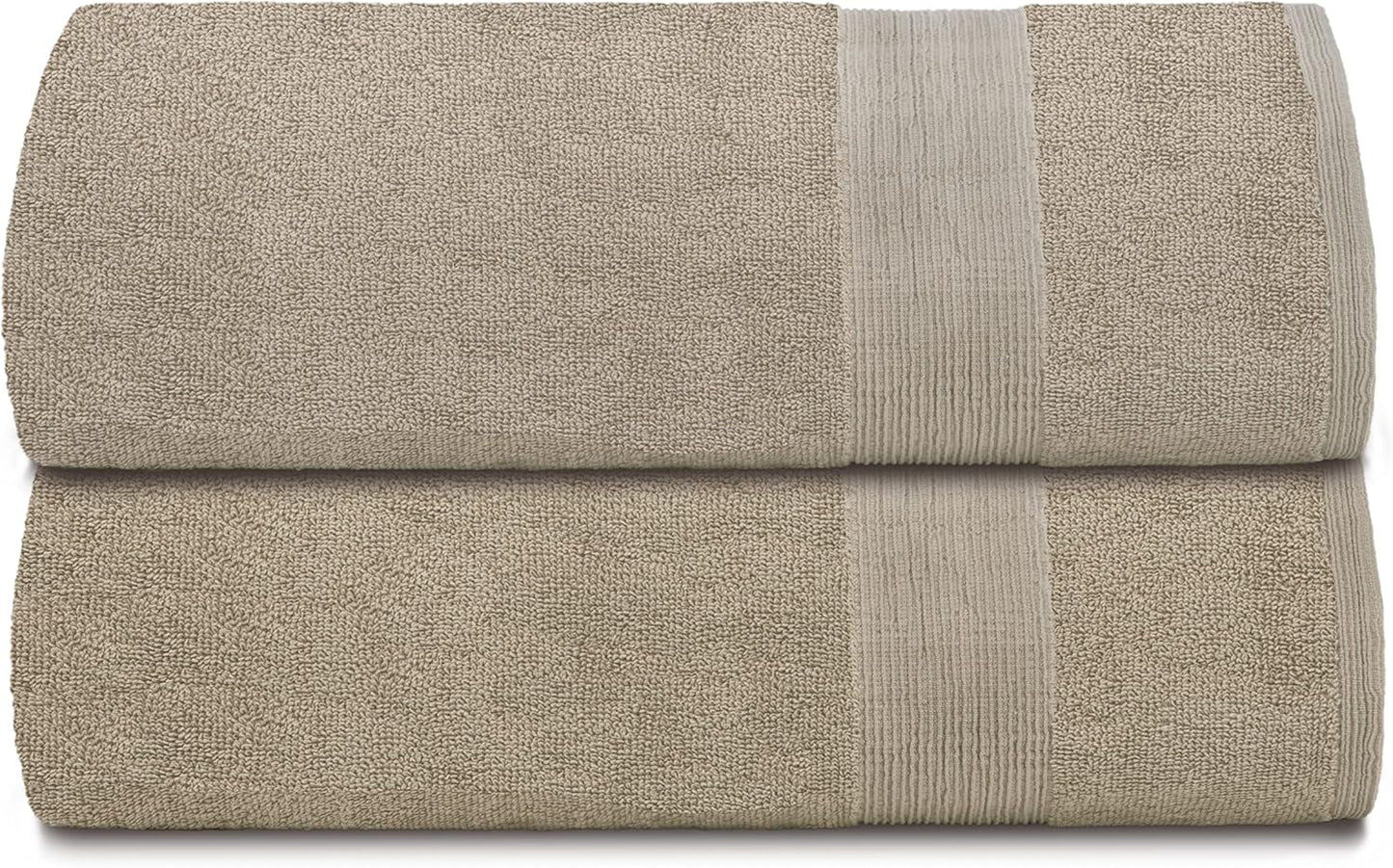 Belizzi Home 4 Pack Bath Towel Set 27x54, 100% Ring Spun Cotton, Ultra Soft Highly Absorbent Machine Washable Hotel Spa Quality Bath Towels for Bathroom, 4 Bath Towels Black
