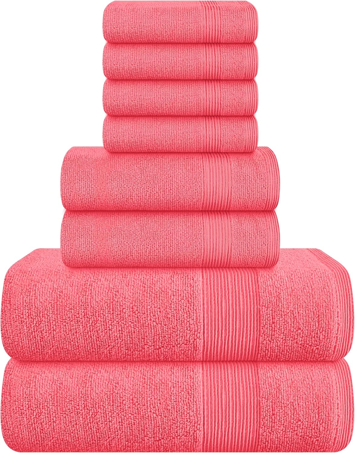 Belizzi Home 4 Pack Bath Towel Set 27x54, 100% Ring Spun Cotton, Ultra Soft Highly Absorbent Machine Washable Hotel Spa Quality Bath Towels for Bathroom, 4 Bath Towels Black