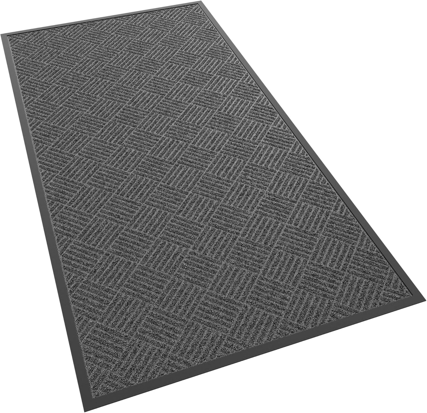 Front Door Mat, 72" x 48" Heavy Duty Indoor Outdoor Doormat, Non-Slip Welcome Mats for Entryway, Rubber Backing Low Profile Mats, Commercial Door Mats