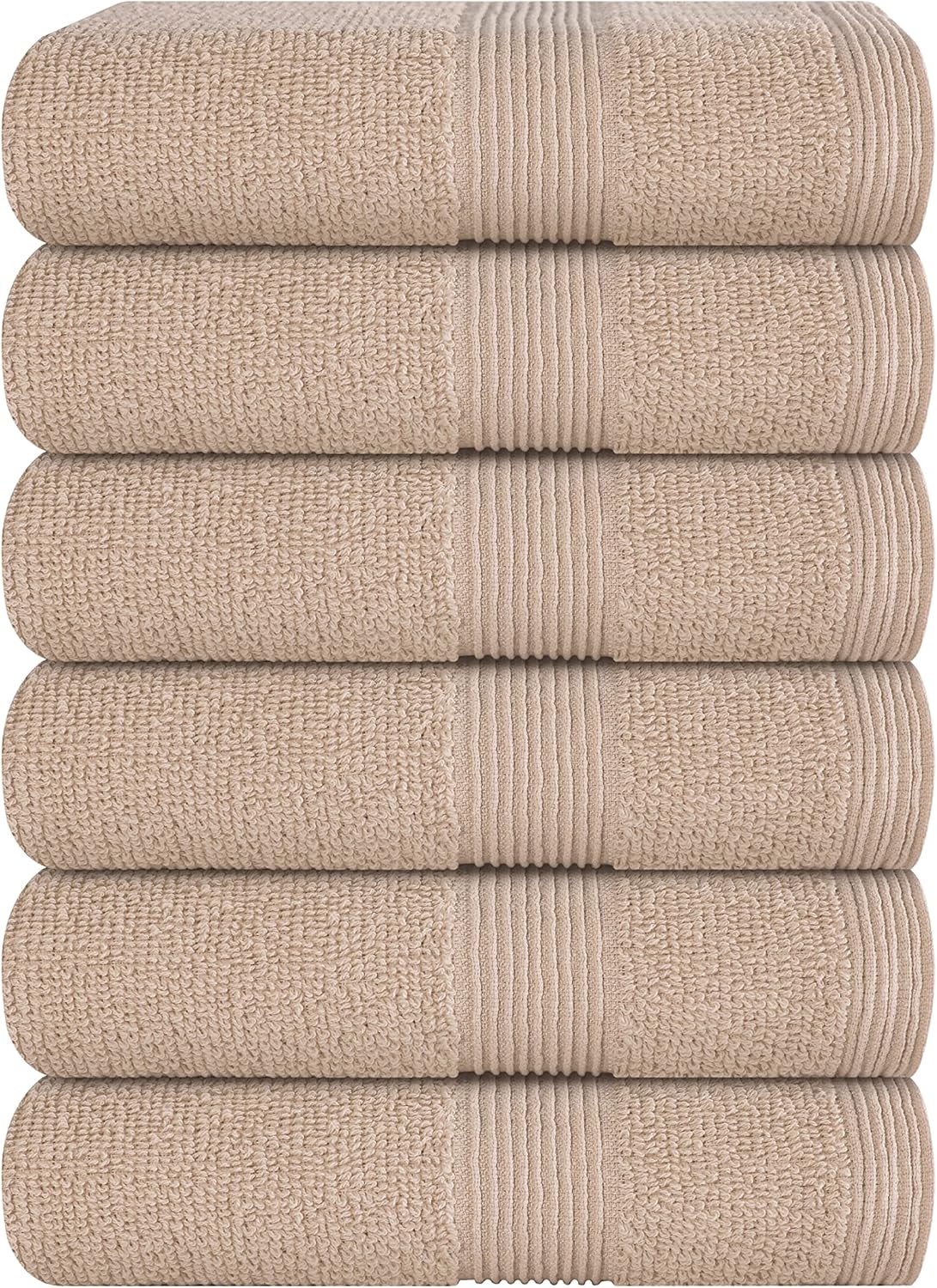 Belizzi Home 4 Pack Bath Towel Set 27x54, 100% Ring Spun Cotton, Ultra Soft Highly Absorbent Machine Washable Hotel Spa Quality Bath Towels for Bathroom, 4 Bath Towels Black
