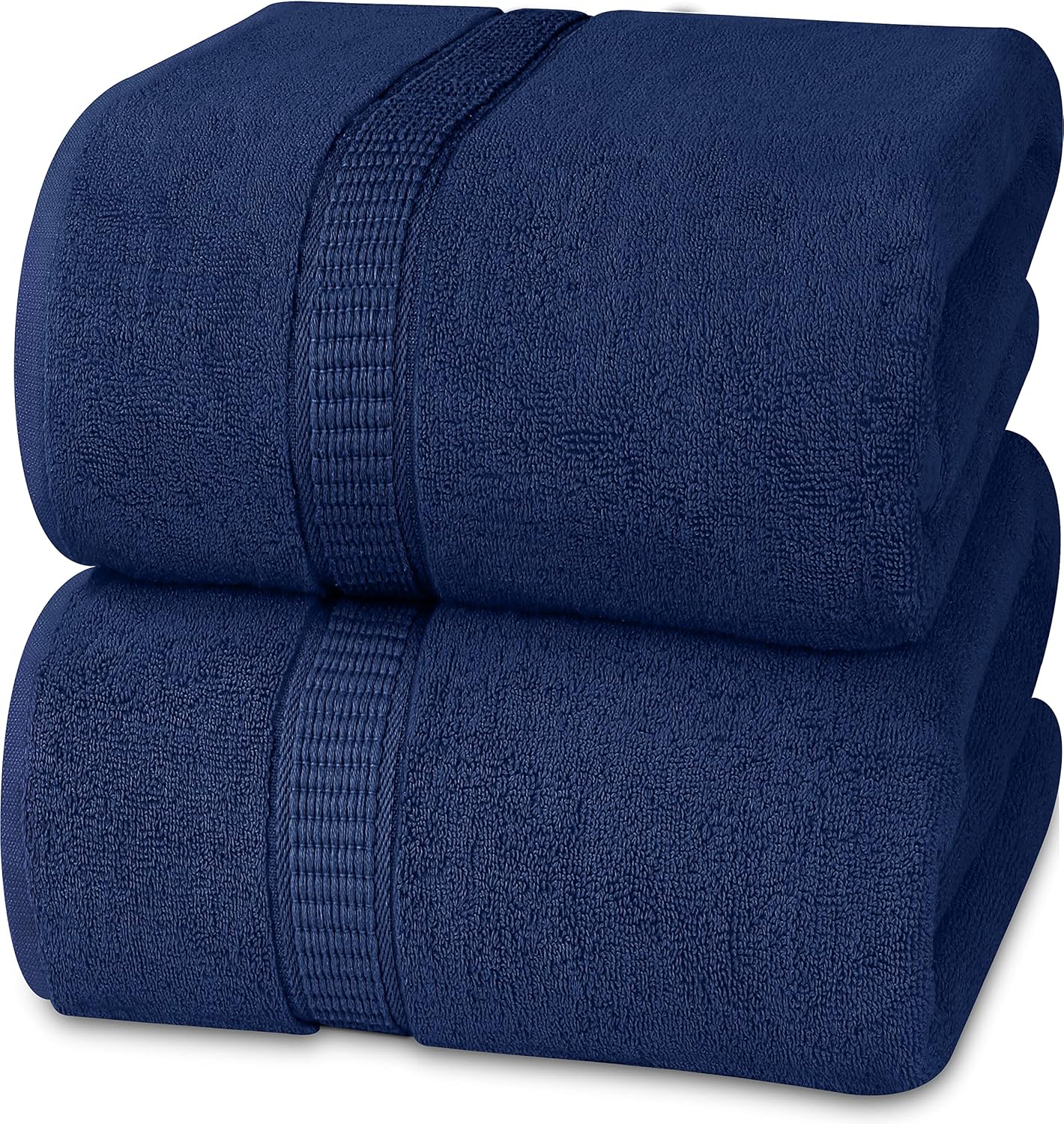 Utopia Towels Luxurious Jumbo Bath Sheet 2 Piece, 600 GSM, 35 by 70 Inches, 100% Ring Spun Cotton, Highly Absorbent and Quick Dry Extra Large Bath Towel, Super Soft Towel, Grey