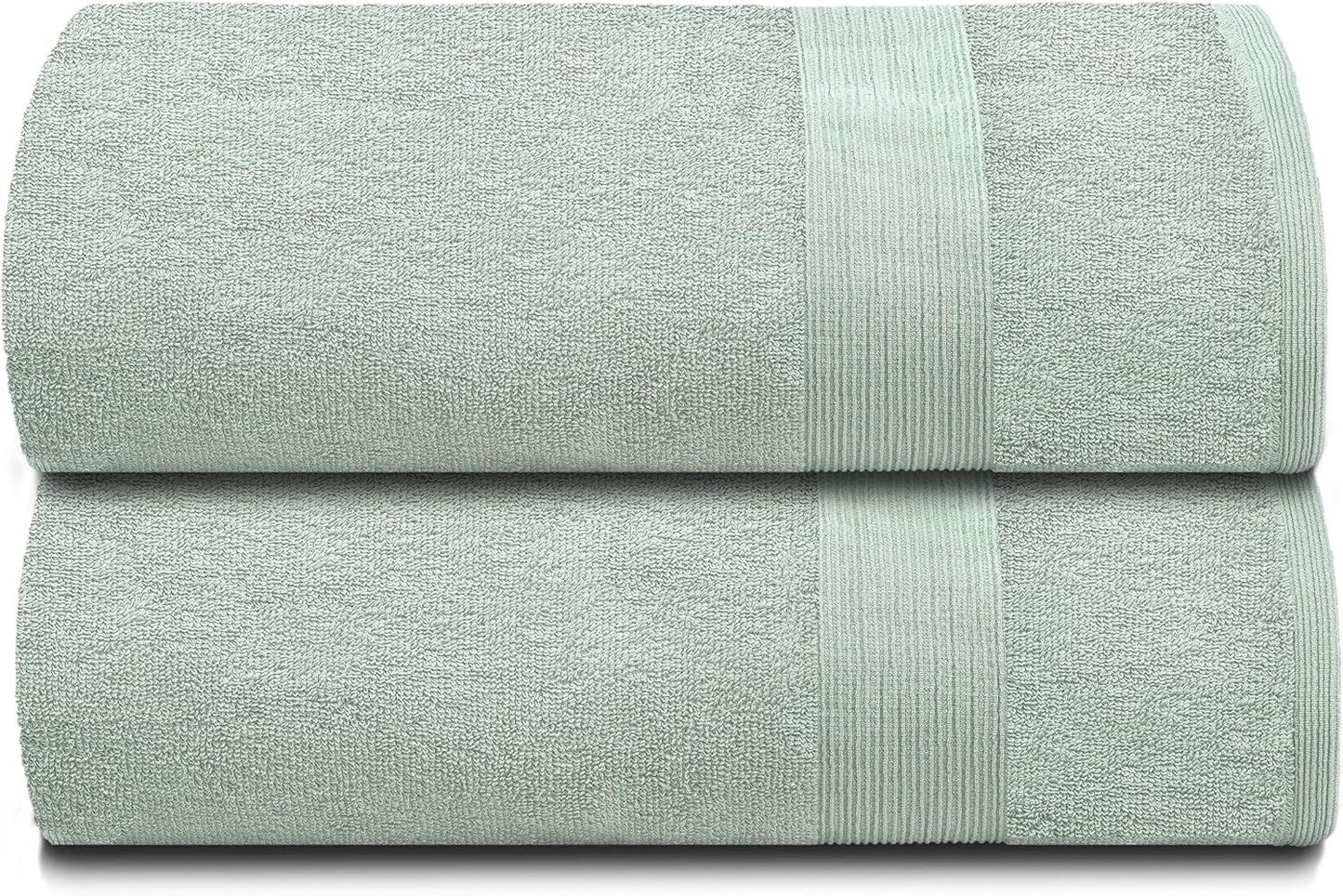 Belizzi Home 4 Pack Bath Towel Set 27x54, 100% Ring Spun Cotton, Ultra Soft Highly Absorbent Machine Washable Hotel Spa Quality Bath Towels for Bathroom, 4 Bath Towels Black