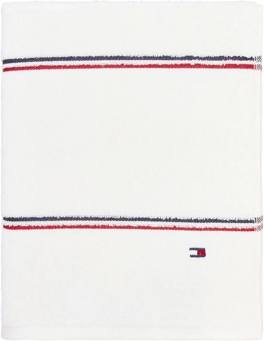 Tommy Hilfiger Modern American Solid Bath Towel, 30 X 54 Inches, 100% Cotton 574 GSM (Steel Grey)