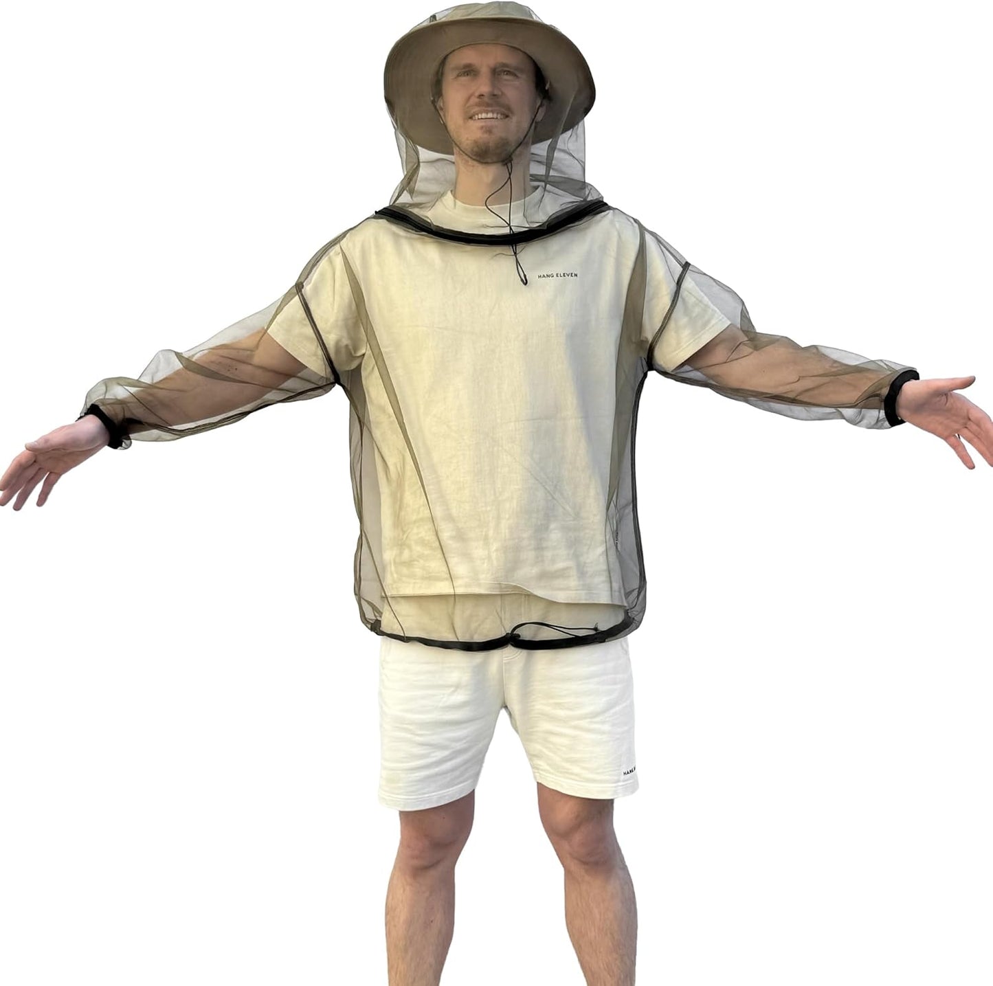 Mosquito Net Jacket for Mosquitoes & Bug Protection - Outdoor Insect Netting Resistent Clothes