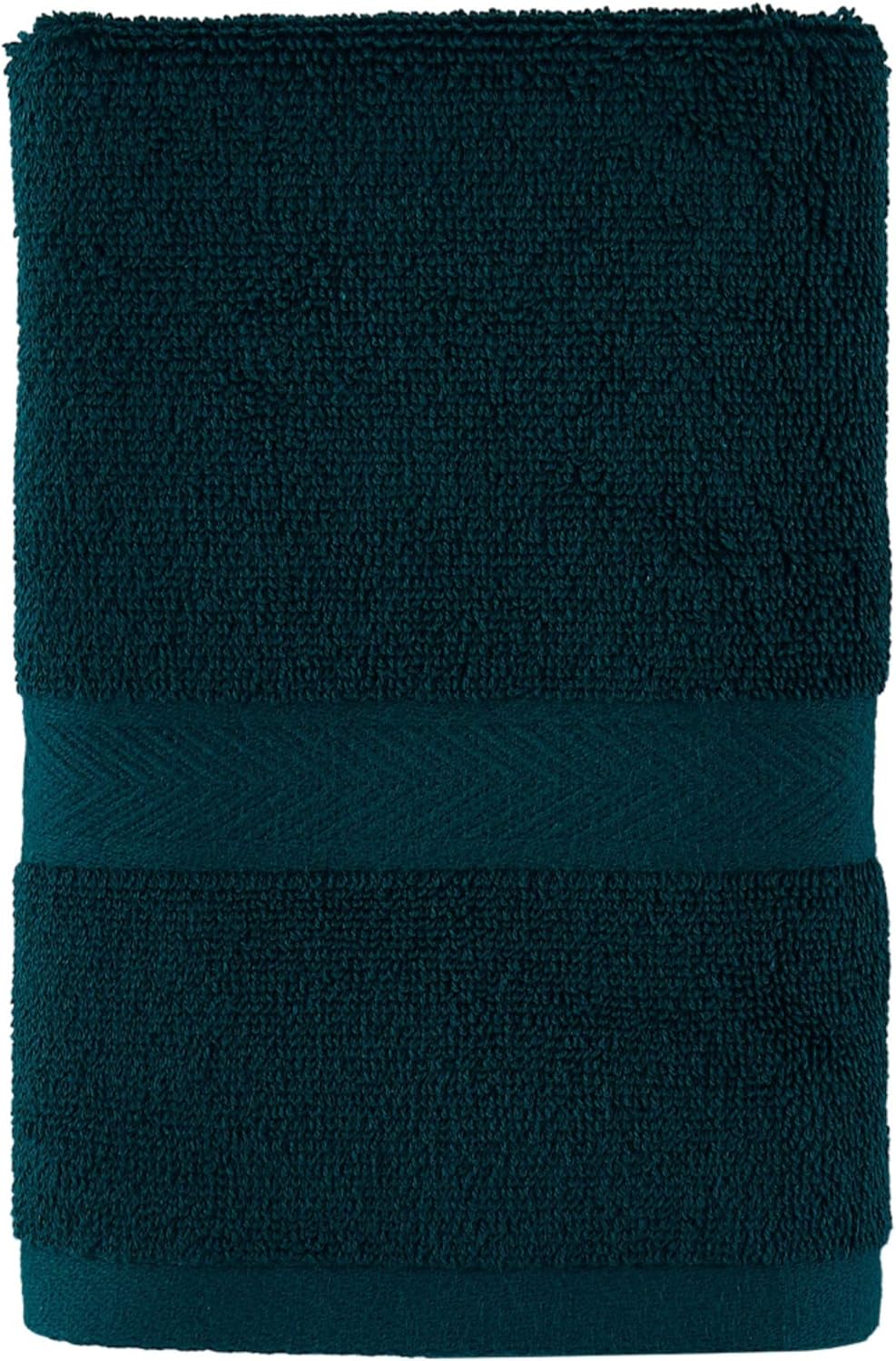 Tommy Hilfiger Modern American Solid Bath Towel, 30 X 54 Inches, 100% Cotton 574 GSM (Steel Grey)