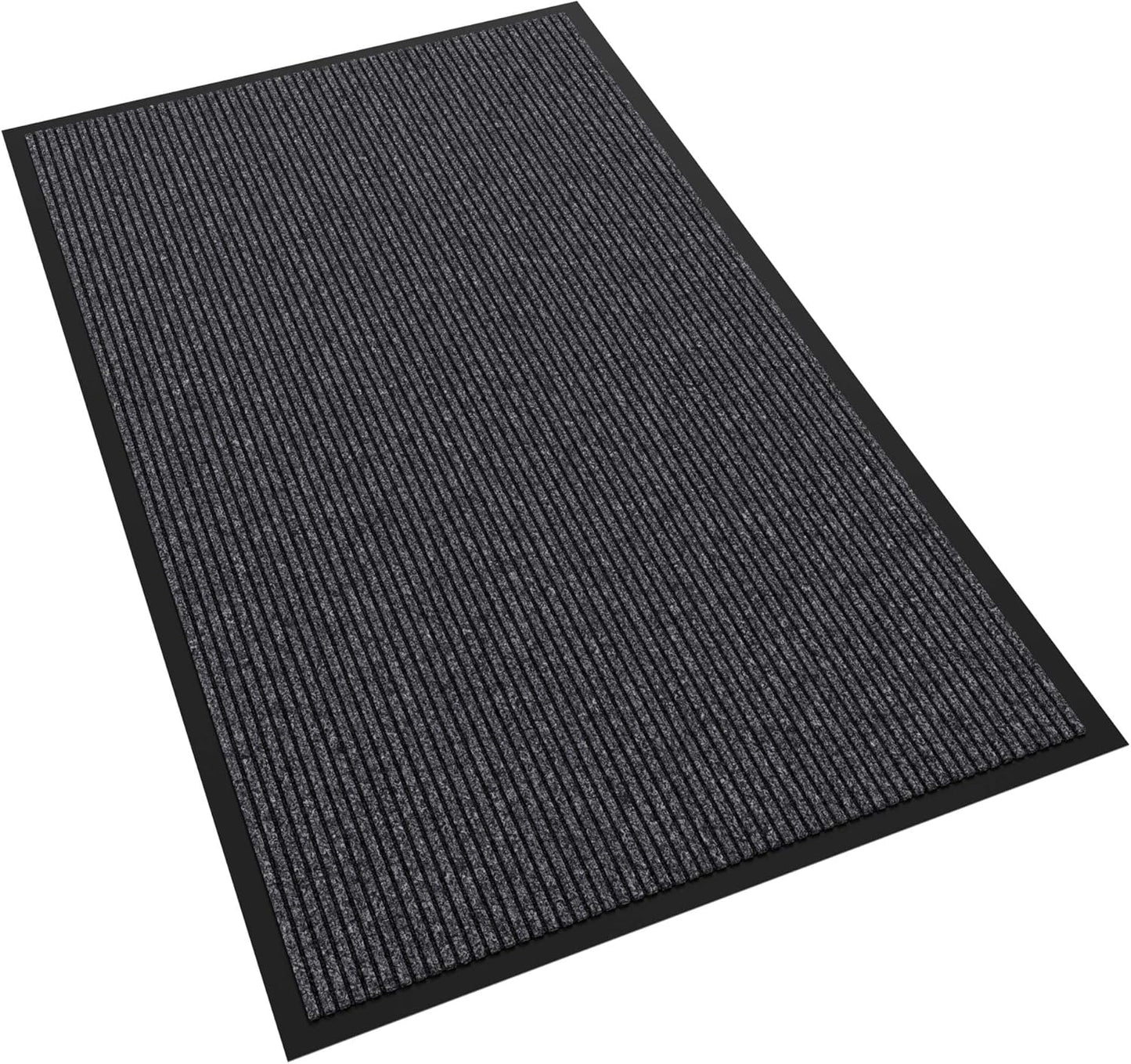 Front Door Mat, 72" x 48" Heavy Duty Indoor Outdoor Doormat, Non-Slip Welcome Mats for Entryway, Rubber Backing Low Profile Mats, Commercial Door Mats