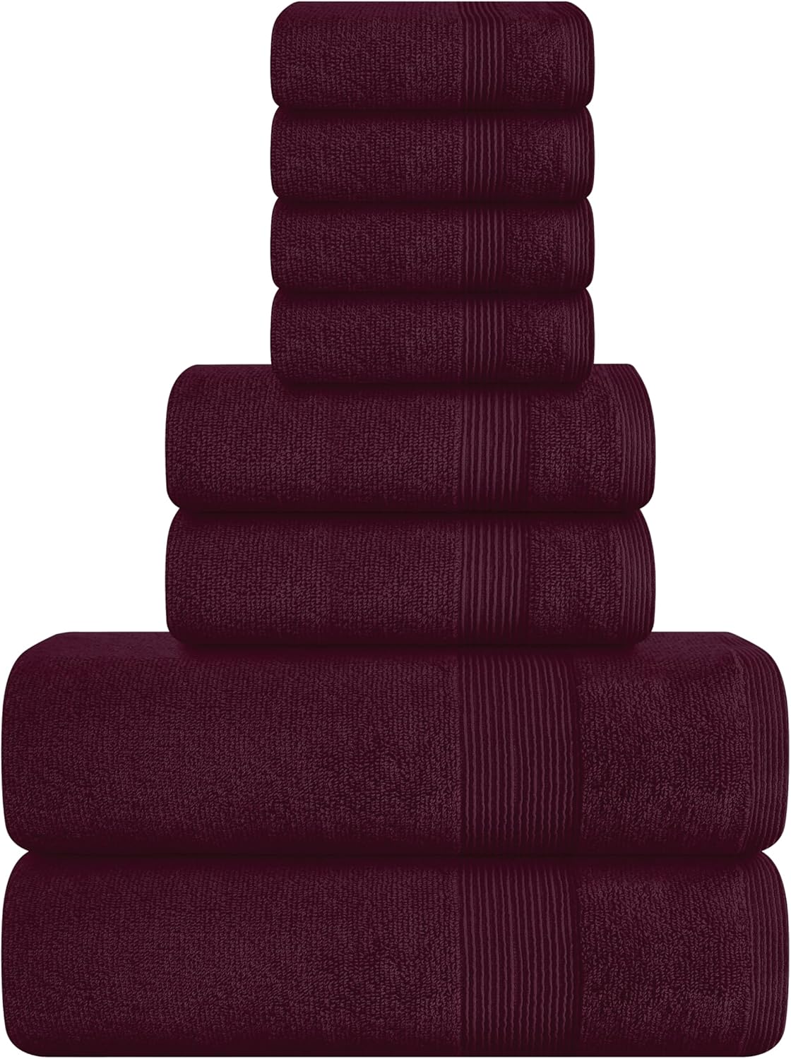 Belizzi Home 4 Pack Bath Towel Set 27x54, 100% Ring Spun Cotton, Ultra Soft Highly Absorbent Machine Washable Hotel Spa Quality Bath Towels for Bathroom, 4 Bath Towels Black