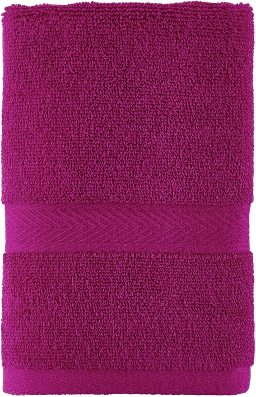 Tommy Hilfiger Modern American Solid Bath Towel, 30 X 54 Inches, 100% Cotton 574 GSM (Steel Grey)
