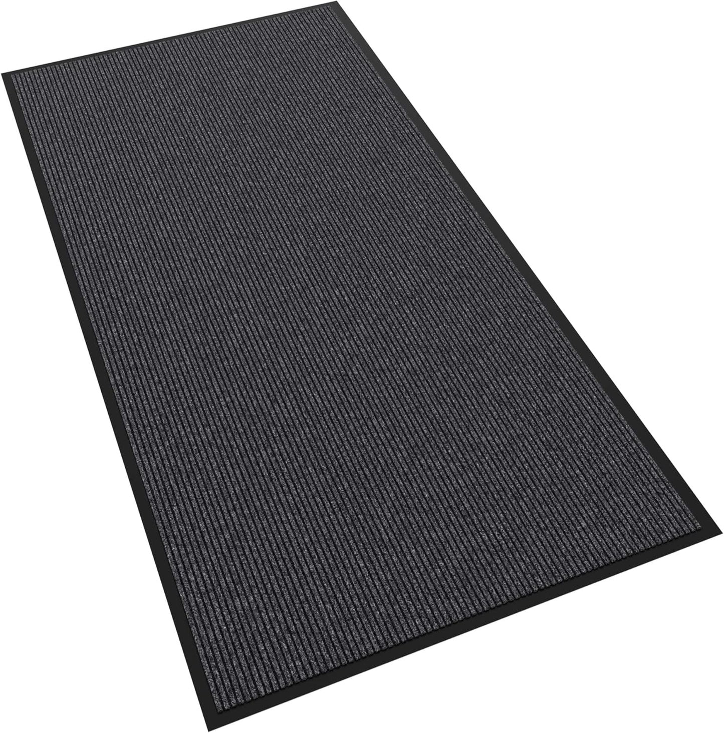 Front Door Mat, 72" x 48" Heavy Duty Indoor Outdoor Doormat, Non-Slip Welcome Mats for Entryway, Rubber Backing Low Profile Mats, Commercial Door Mats