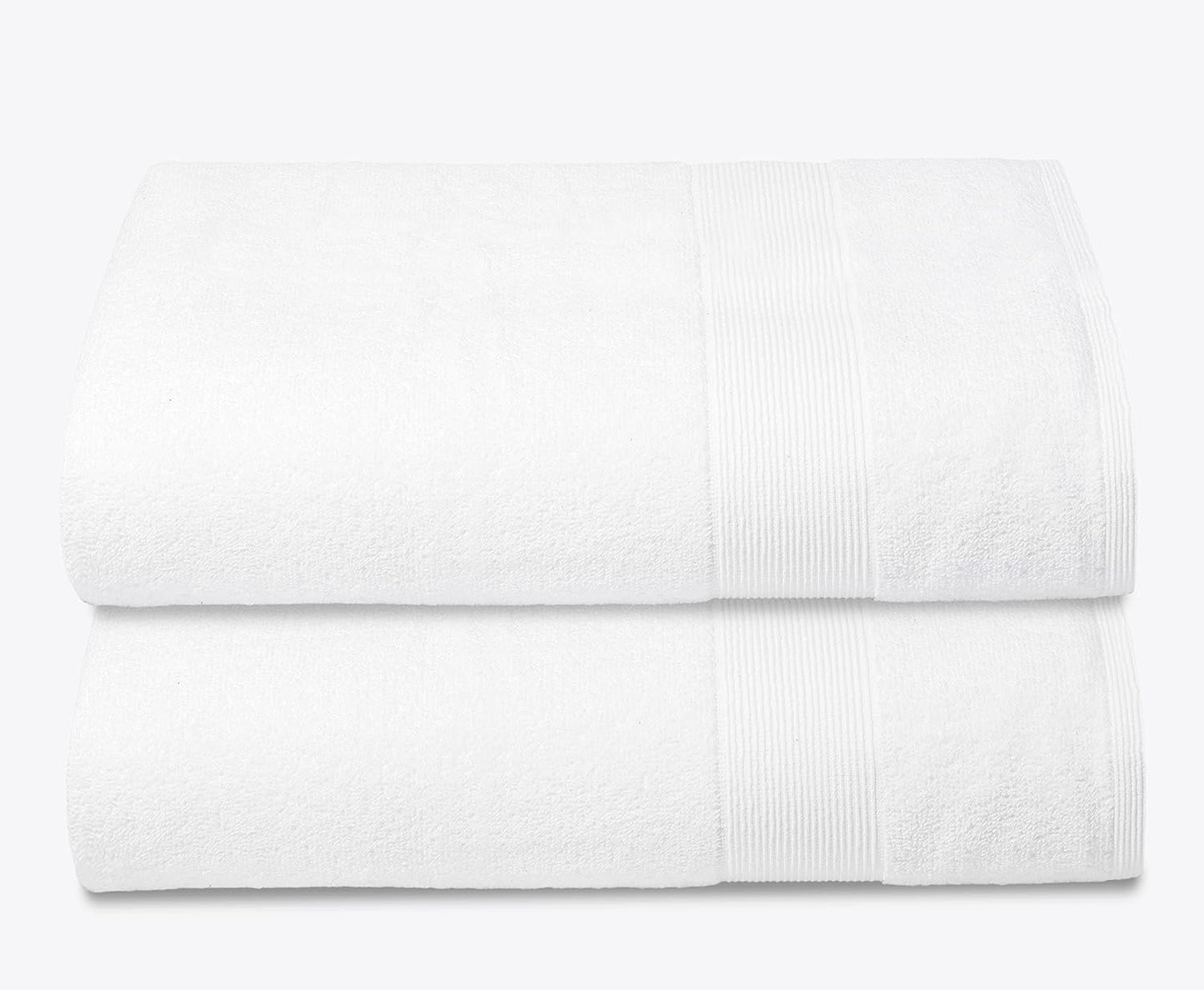 Belizzi Home 4 Pack Bath Towel Set 27x54, 100% Ring Spun Cotton, Ultra Soft Highly Absorbent Machine Washable Hotel Spa Quality Bath Towels for Bathroom, 4 Bath Towels Black