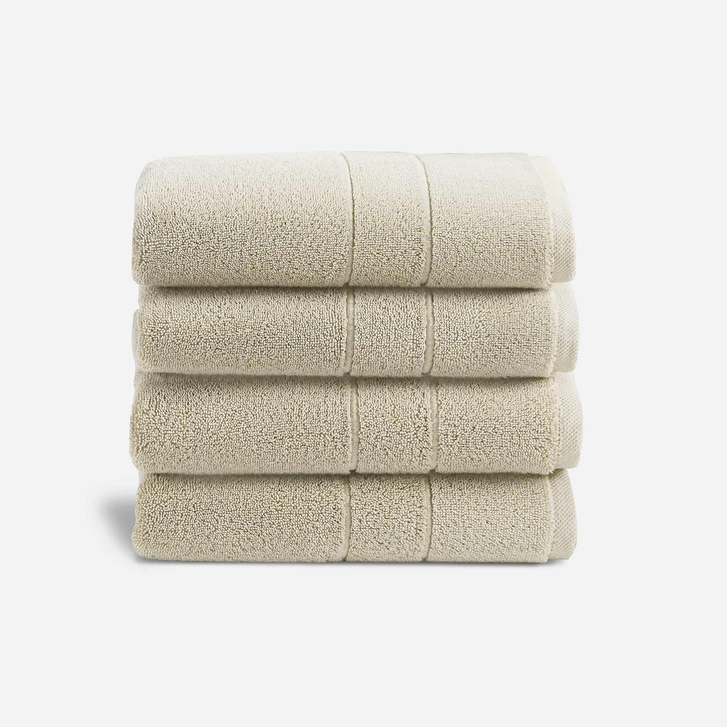 Brooklinen Super-Plush Turkish Cotton Bath Towel Set - Includes 4 Bath Towels Cotton, 820 GSM, Highly Absorbent, Machine Washable, Perfect for Home & Bathroom (Slate Grey)