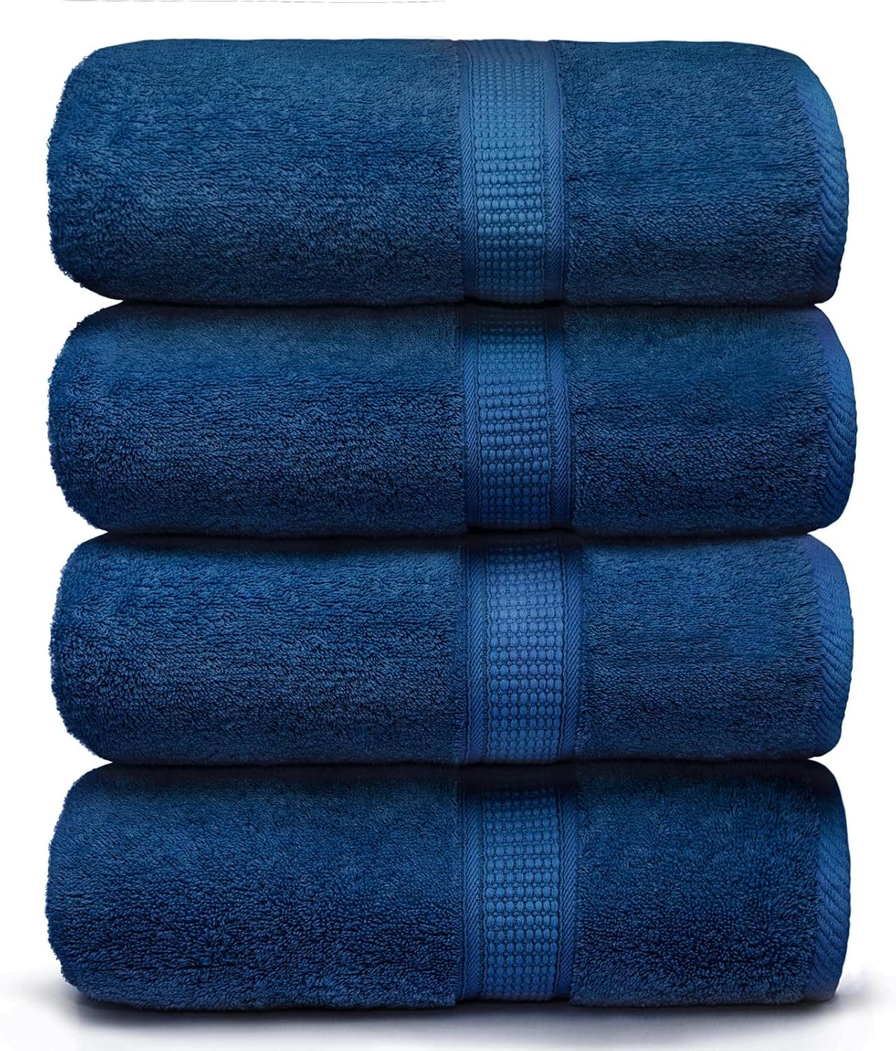 Ariv Premium Bath Towels Pack of 4, 100% Cotton, Large, Super Soft, Highly Absorbent, Quick Dry, Durable, Comfortable, Great Value & Quality, Perfect for Home & Bathroom - Grey