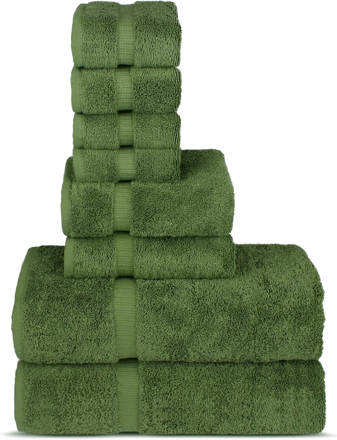 Chakir Turkish Linens | Hotel & Spa Quality 100% Cotton Premium Turkish Towels | Soft & Absorbent (4-Piece Bath Towels, Gray)
