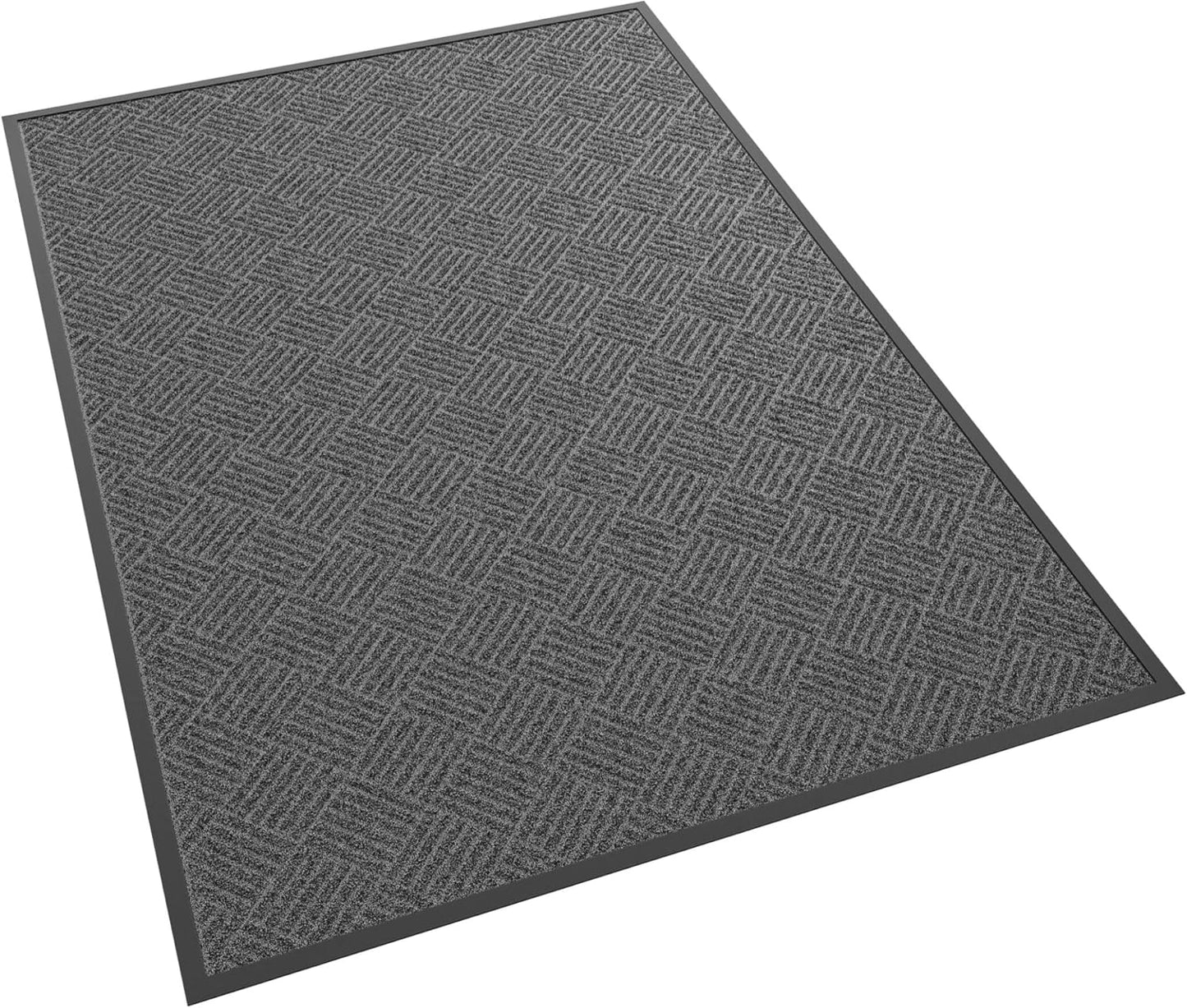 Front Door Mat, 72" x 48" Heavy Duty Indoor Outdoor Doormat, Non-Slip Welcome Mats for Entryway, Rubber Backing Low Profile Mats, Commercial Door Mats