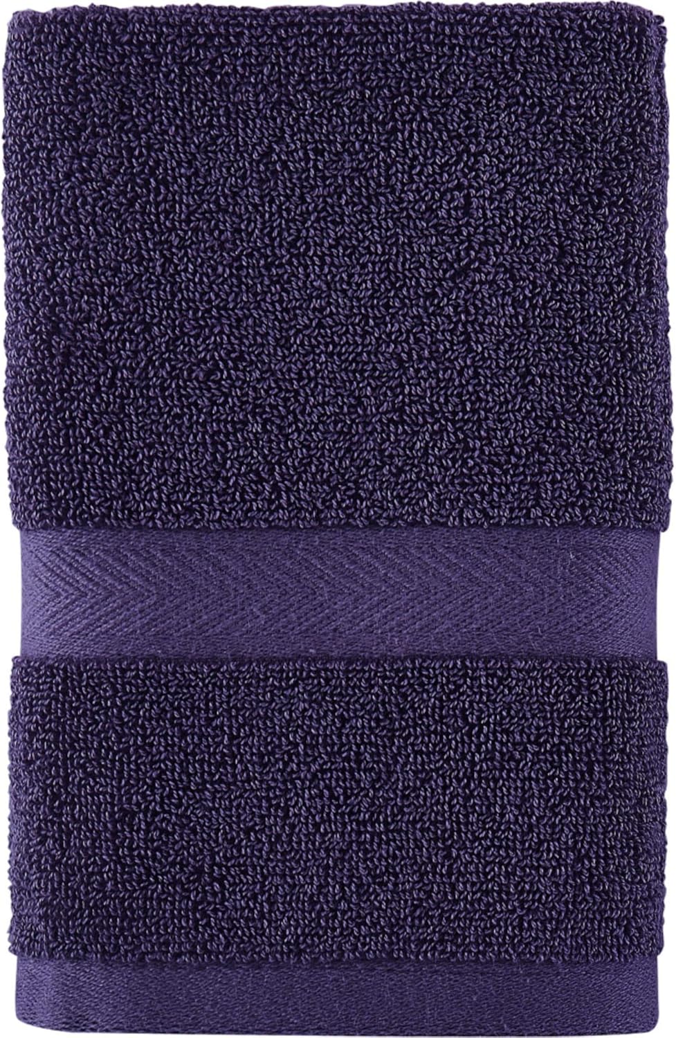Tommy Hilfiger Modern American Solid Bath Towel, 30 X 54 Inches, 100% Cotton 574 GSM (Steel Grey)