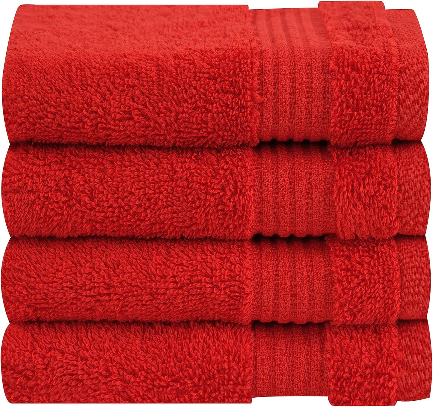 Cotton Paradise 6 Piece Towel Set, 100% Cotton Soft Absorbent Turkish Towels for Bathroom, 2 Bath Towels 2 Hand Towels 2 Washcloths, Beige Towel Set