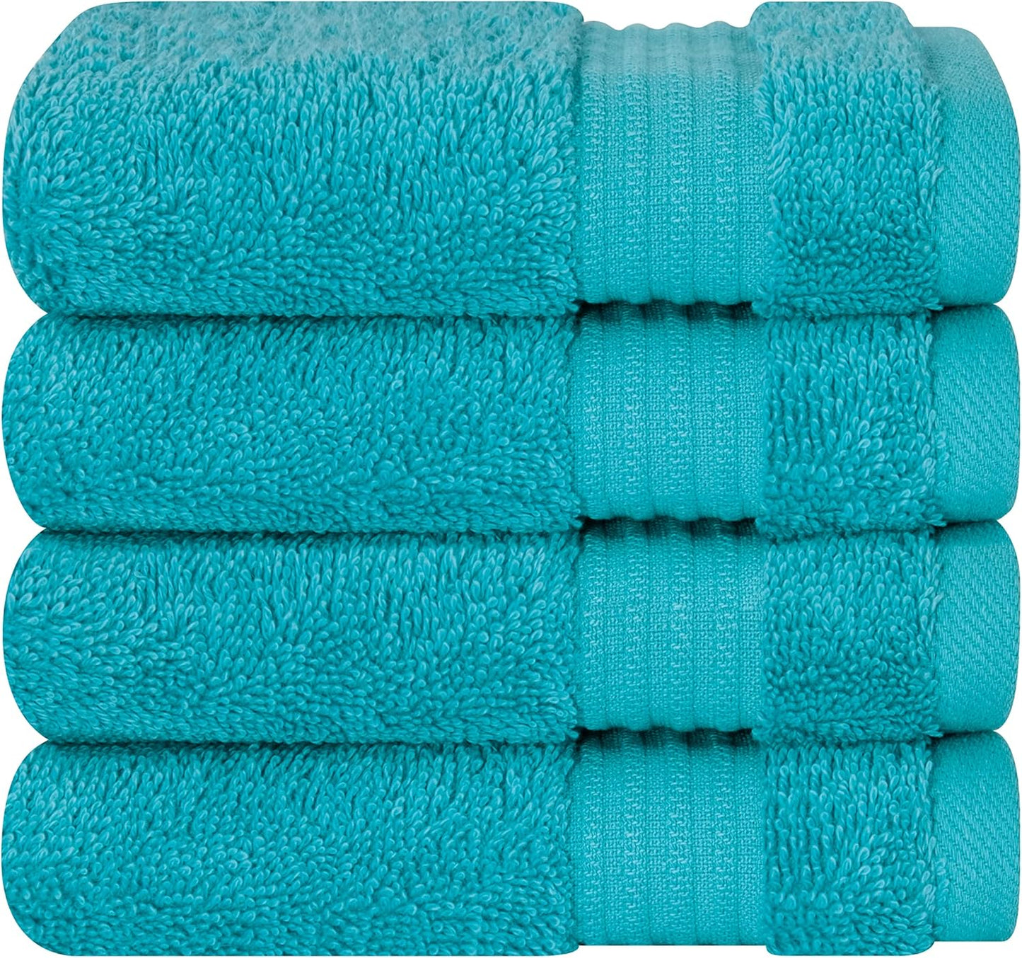 Cotton Paradise 6 Piece Towel Set, 100% Cotton Soft Absorbent Turkish Towels for Bathroom, 2 Bath Towels 2 Hand Towels 2 Washcloths, Beige Towel Set