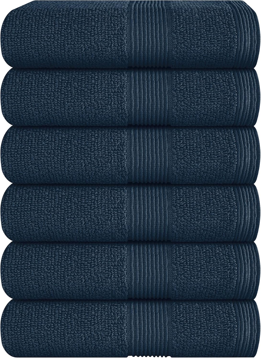 Belizzi Home 4 Pack Bath Towel Set 27x54, 100% Ring Spun Cotton, Ultra Soft Highly Absorbent Machine Washable Hotel Spa Quality Bath Towels for Bathroom, 4 Bath Towels Black