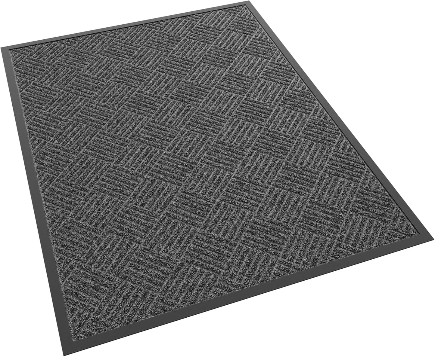 Front Door Mat, 72" x 48" Heavy Duty Indoor Outdoor Doormat, Non-Slip Welcome Mats for Entryway, Rubber Backing Low Profile Mats, Commercial Door Mats