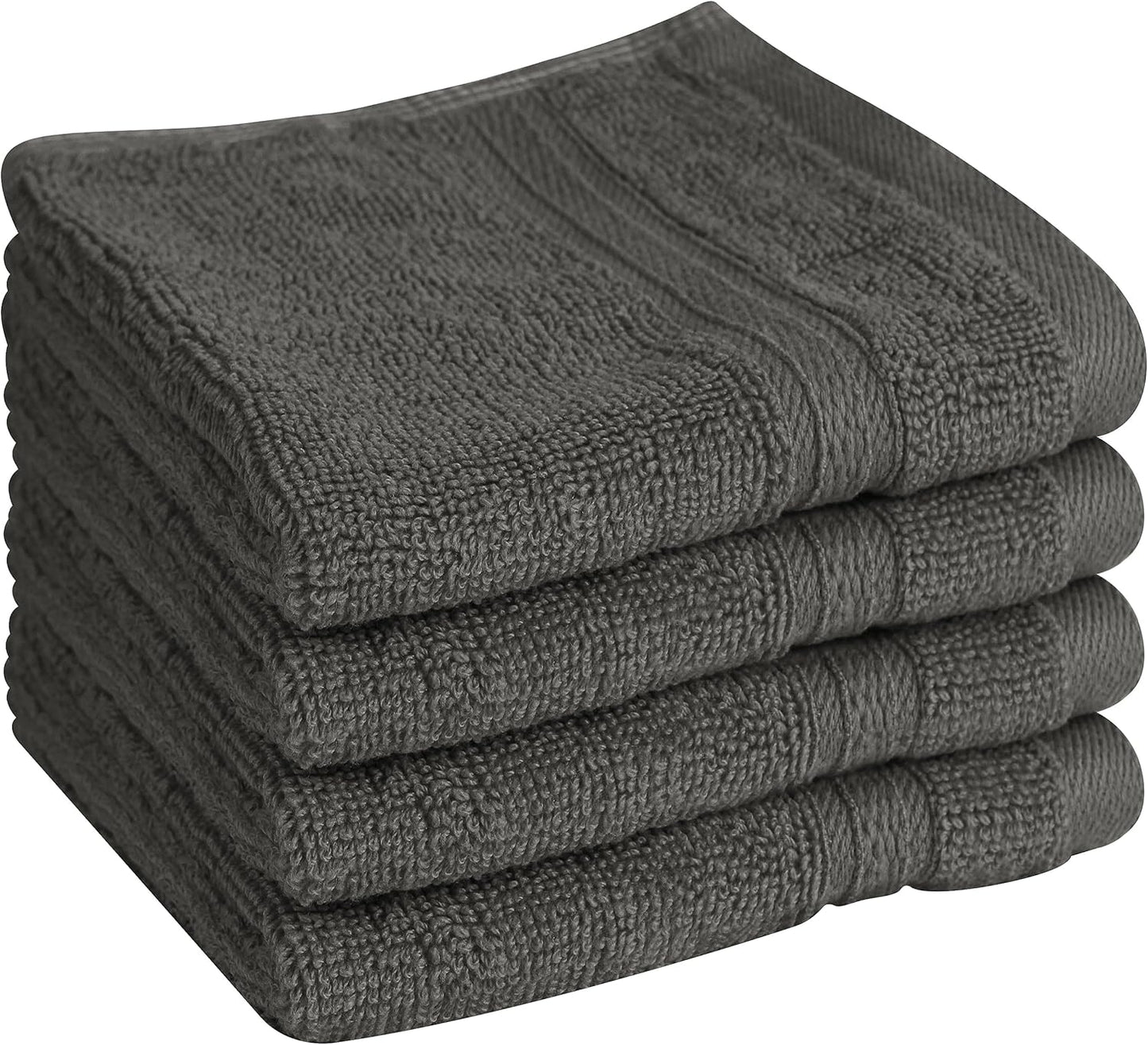Towel and Linen Mart 100% Cotton 6 Pack Bath Towel Set, Quick Dry, Super Absorbent, Light Weight, Soft, (27 x 54 Pack of 6) Beige, White, Grey, Sky Blue, SAGE Green, Navy