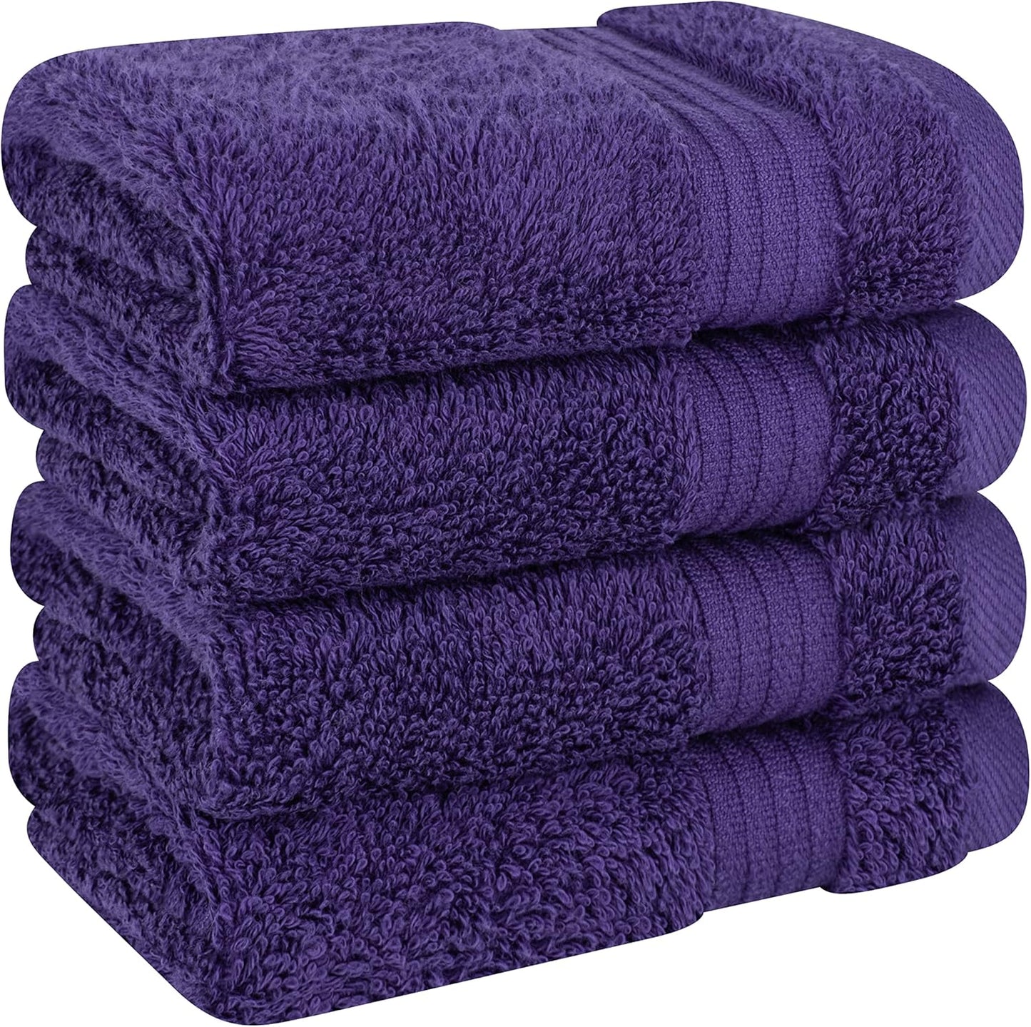Cotton Paradise 6 Piece Towel Set, 100% Cotton Soft Absorbent Turkish Towels for Bathroom, 2 Bath Towels 2 Hand Towels 2 Washcloths, Beige Towel Set